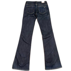 Raven Denim Sadie Bootcut Jeans Women’s 26 Dark Wash Low Rise Y2K Western USA